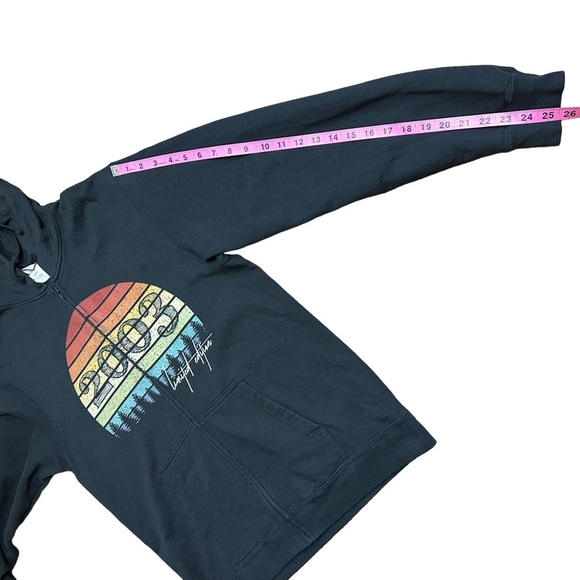 Port‎ and Company Black Full Zipp Up Hoodie 2003 Limited Edition Size: L - Picture 9 of 10